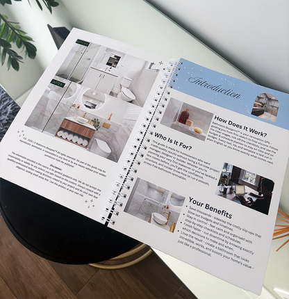 Bathroom Blueprint - Physical Version (Free Delivery)