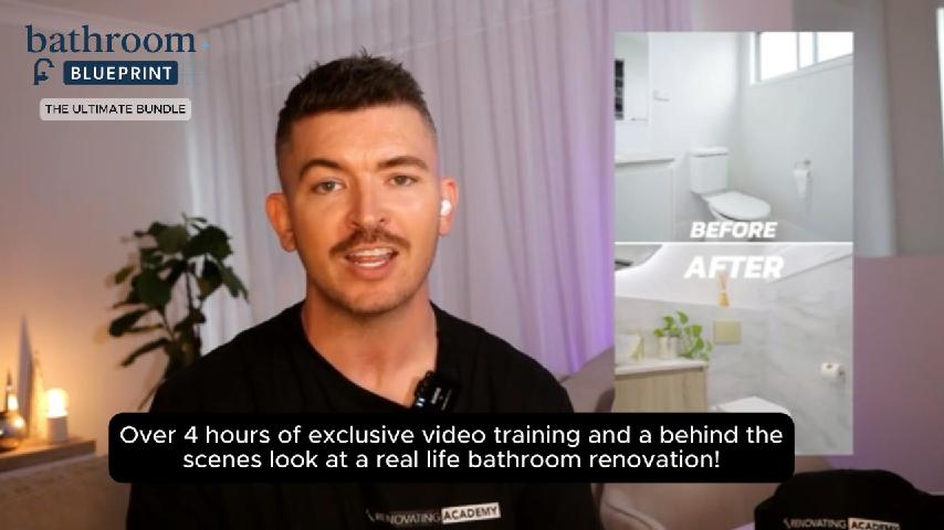 Load video: How to renovate a bathroom
